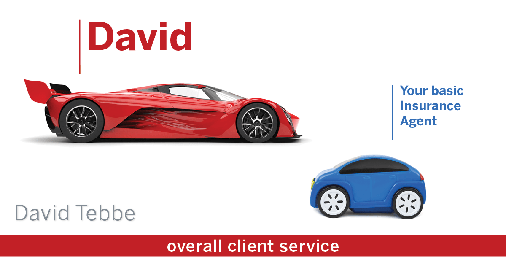 Testimonial for insurance professional Dave Tebbe in , : Happiness Meter: Car