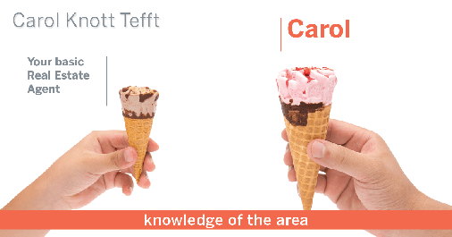 Testimonial for real estate agent Carol Knott Tefft in Tomball, TX: Happiness Meter: Ice Cream