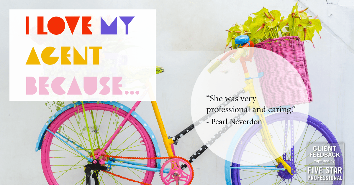 Testimonial for real estate agent Mary Beirne with Dream Town Realty in , : Love My Agent: "She was very professional and caring." - Pearl Neverdon