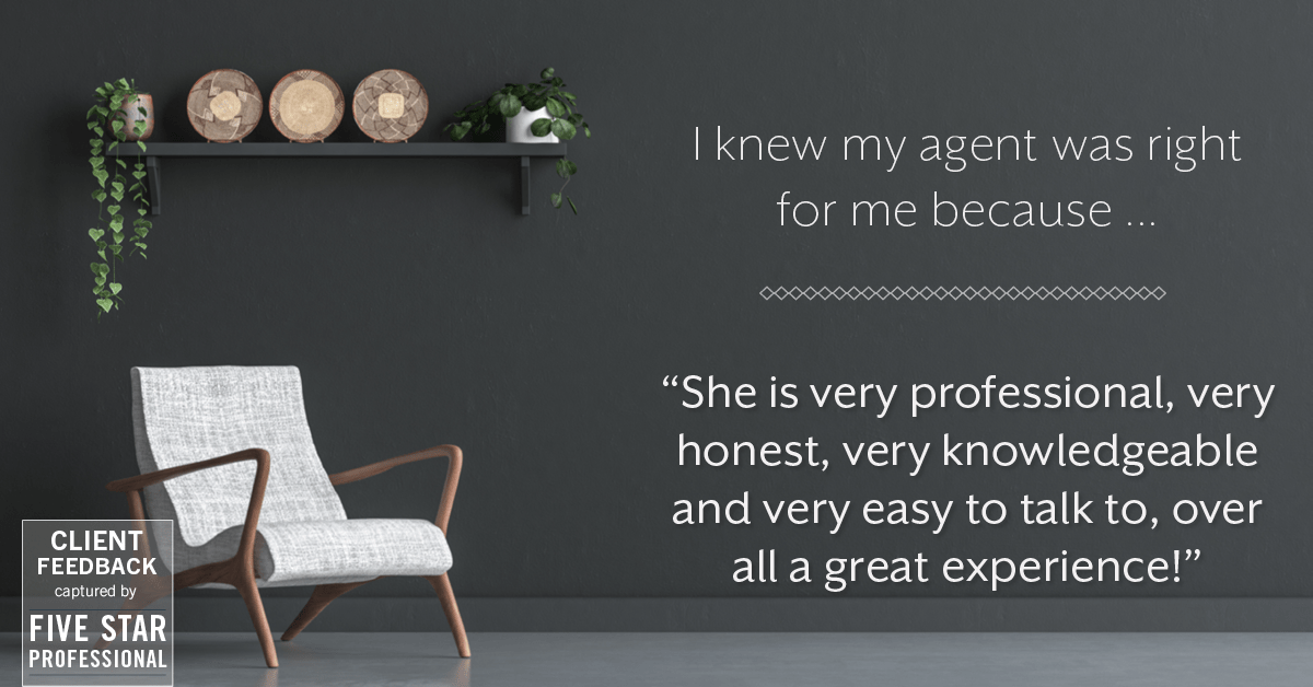 Testimonial for real estate agent Mary Beirne with Dream Town Realty in , : Right Agent: "She is very professional, very honest, very knowledgeable and very easy to talk to, over all a great experience!"
