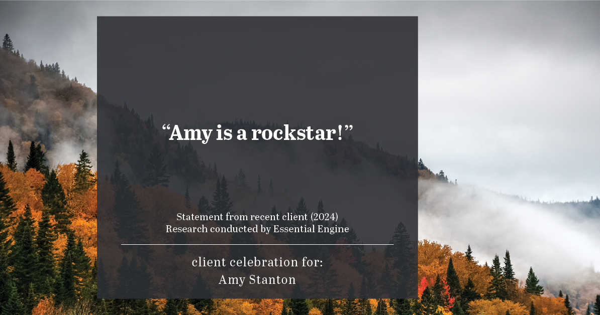 Testimonial for insurance professional Amy Stanton with Stanton Insurance in , : "Amy is a rockstar!"