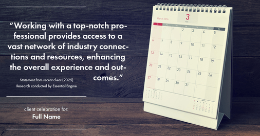 Testimonial for real estate agent Jen Hohenberger with Coldwell Banker Realty in Exton, PA: "Working with a top-notch professional provides access to a vast network of industry connections and resources, enhancing the overall experience and outcomes."