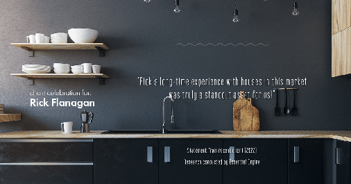 Testimonial for real estate agent Rick Flanagan with Red Chair Realty Advisors, LLC in Denver, CO: "Rick's long-time experience with houses in this market was truly a standout asset for us!"