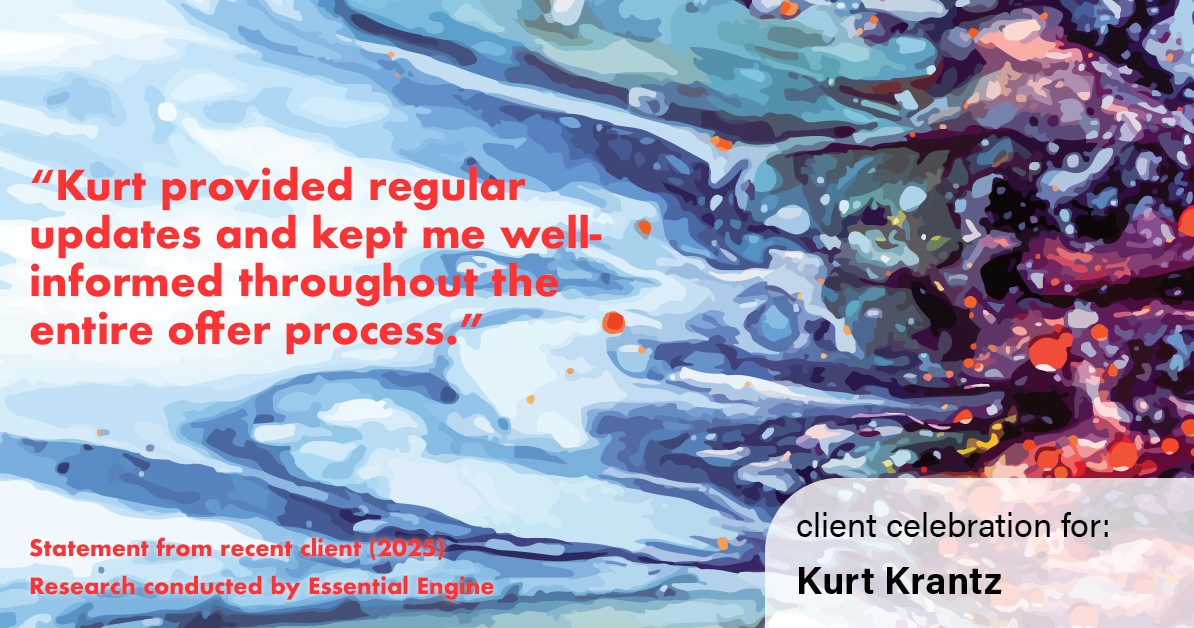 Testimonial for real estate agent Kurt Krantz in , : "Kurt provided regular updates and kept me well-informed throughout the entire offer process."