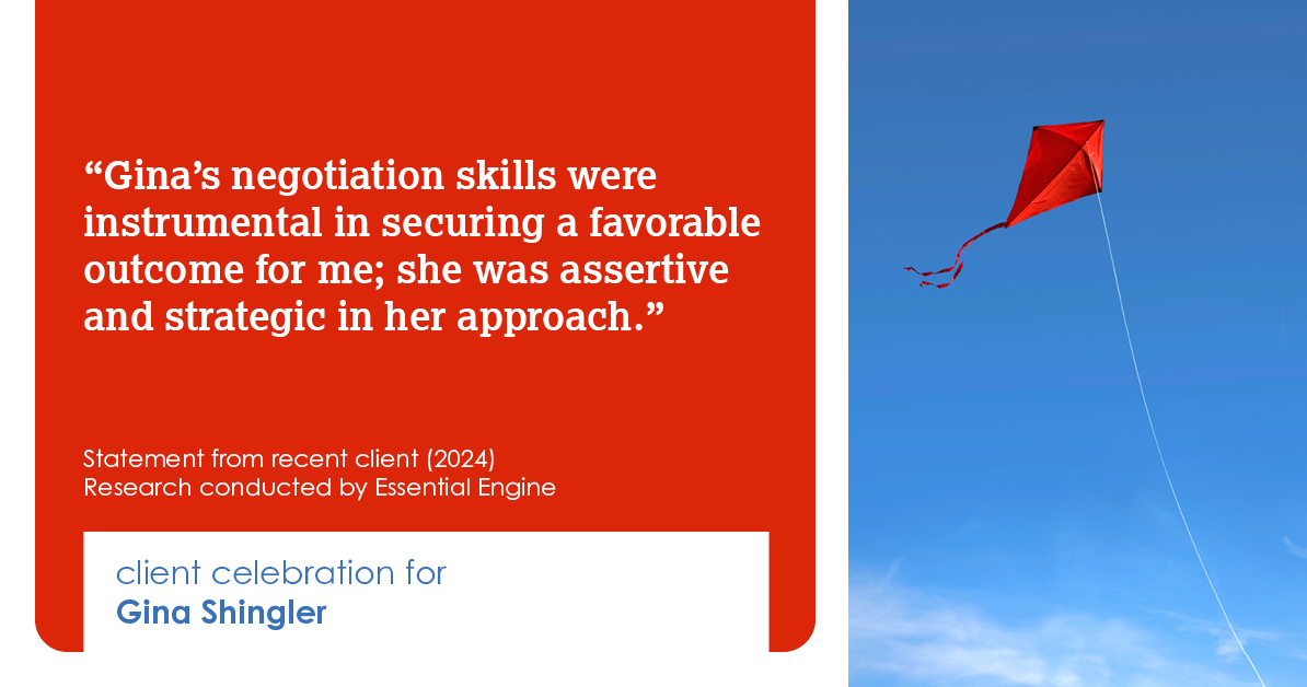 Testimonial for real estate agent Gina Shingler with ERA Freeman & Associates in Gresham, OR: "Gina's negotiation skills were instrumental in securing a favorable outcome for me; she was assertive and strategic in her approach."