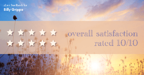 Testimonial for real estate agent William Grippo in Portland, OR: Happiness Meters: Stars 10/10 (Overall satisfaction)