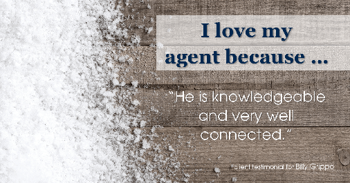 Testimonial for real estate agent William Grippo in Portland, OR: Love My Agent: "He is knowledgeable and very well connected."