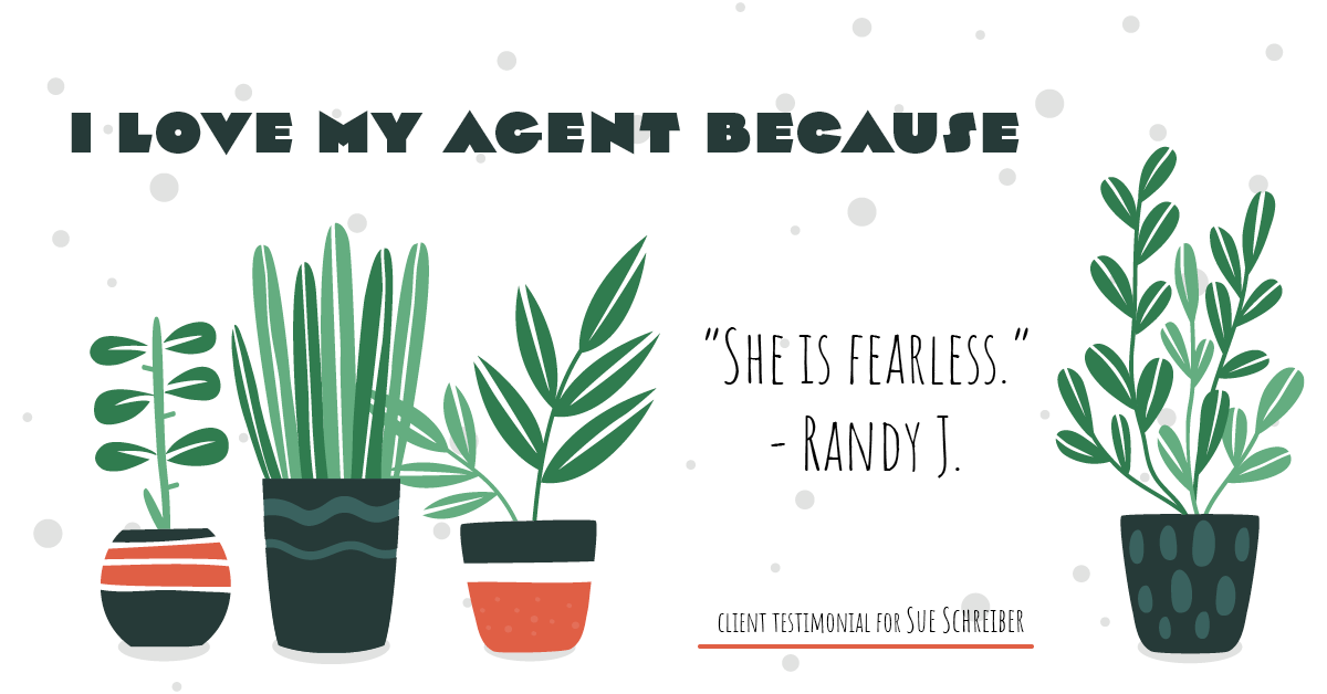 Testimonial for real estate agent Sue Schreiber in , : Love My Agent: "She is fearless." - Randy J.