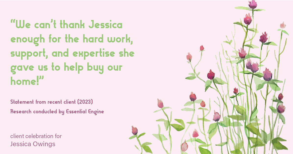 Testimonial for professional Jessica Owings with The Mortgage Network in Carbondale, CO: "We can't thank Jessica enough for the hard work, support, and expertise she gave us to help buy our home!"