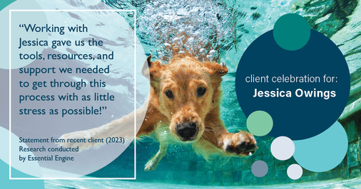 Testimonial for professional Jessica Owings with The Mortgage Network in Carbondale, CO: "Working with Jessica gave us the tools, resources, and support we needed to get through this process with as little stress as possible!"