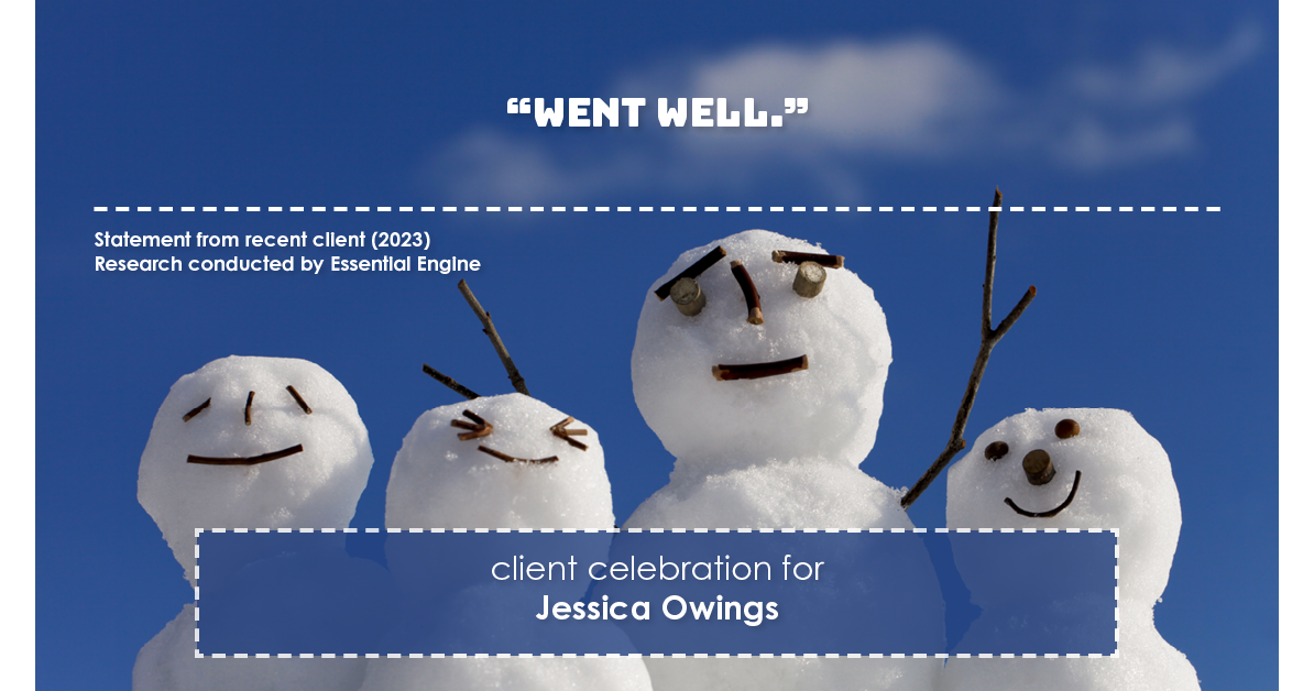 Testimonial for professional Jessica Owings with The Mortgage Network in Carbondale, CO: "Went well."