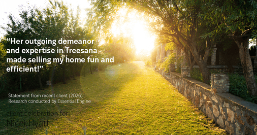 Testimonial for real estate agent Nicci Hyatt with LoKation Real Estate Colorado in Denver, CO: "Her outgoing demeanor and expertise in Treesana made selling my home fun and efficient!"