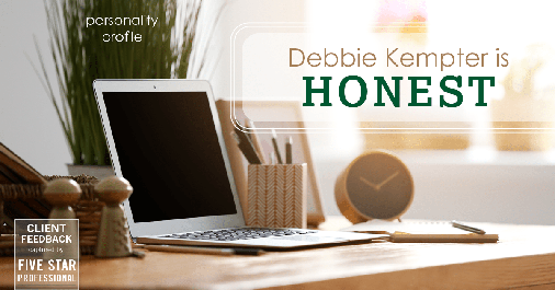 Testimonial for real estate agent Debbie Kempter with ProStead Realty in Charlotte, NC: My Agent is Honest