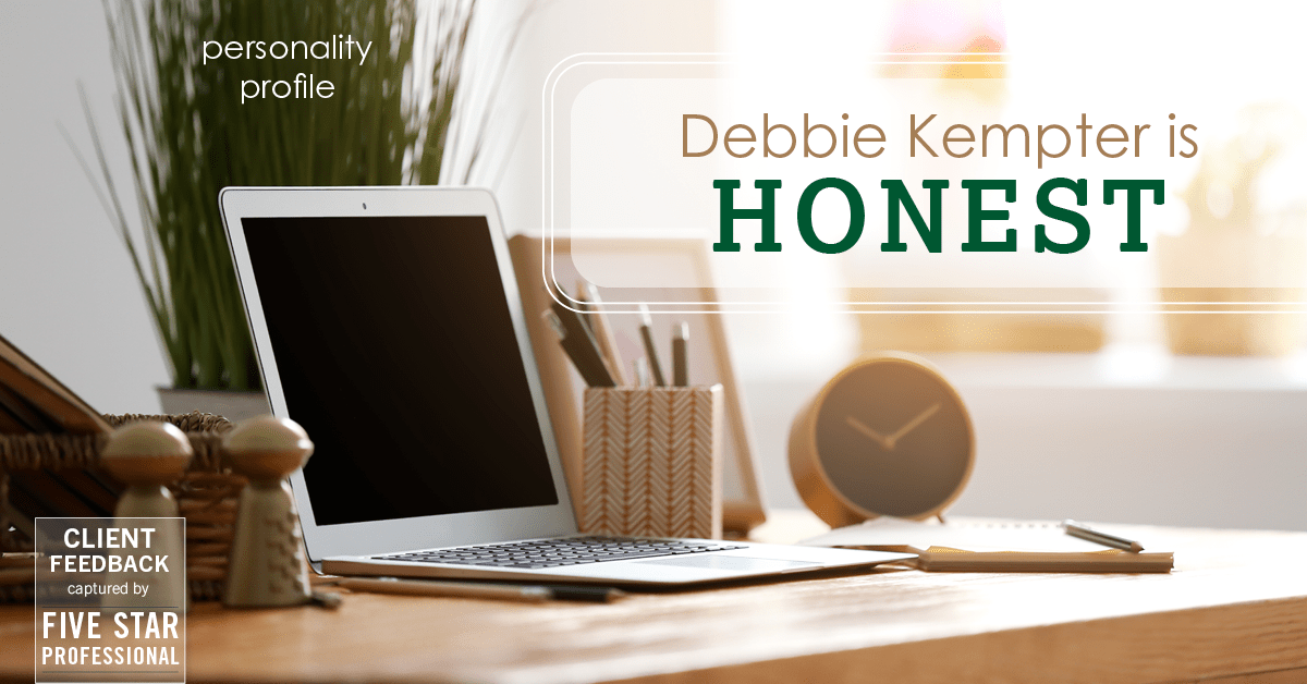 Testimonial for real estate agent Debbie Kempter with ProStead Realty in , : My Agent is Honest