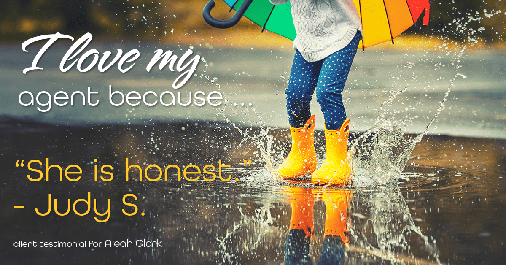 Testimonial for real estate agent Aleah Clark in , : Love My Agent: "She is honest." - Judy S.
