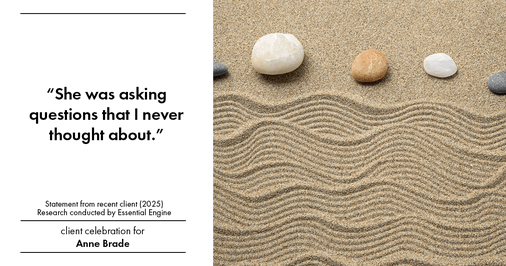 Testimonial for real estate agent Anne Brade in , : “She was asking questions that I never thought about.”