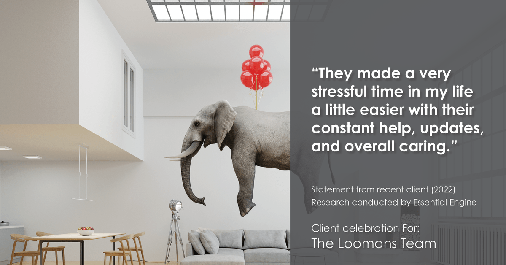 Testimonial for real estate agent The Loomans Team with Keller Williams Prestige in Germantown, WI: "They made a very stressful time in my life a little easier with their constant help, updates, and overall caring."