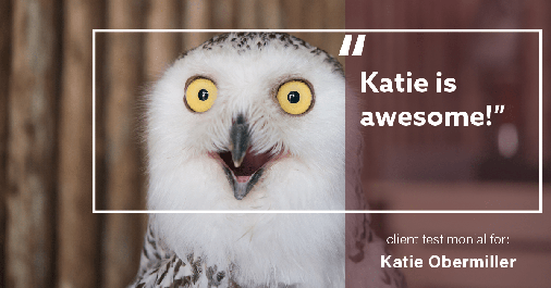 Testimonial for mortgage professional Katie Obermiller with Academy Mortgage in Portland, OR: "Katie is awesome!"