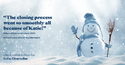 Testimonial for mortgage professional Katie Obermiller with Academy Mortgage in Portland, OR: "The closing process went so smoothly all because of Katie!"