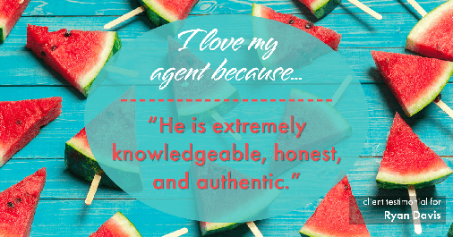 Testimonial for real estate agent Ryan Davis with Keller Williams Real Estate in Littleton, CO: Love My Agent: "He is extremely knowledgeable, honest, and authentic."