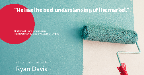 Testimonial for real estate agent Ryan Davis with Keller Williams Real Estate in Littleton, CO: "He has the best understanding of the market."
