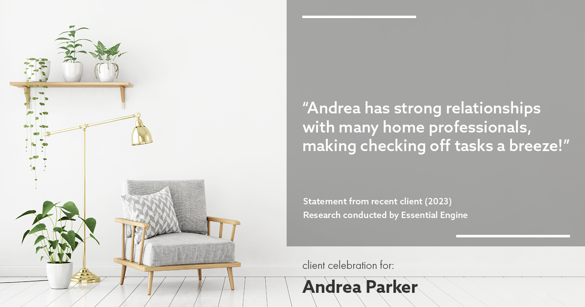 Client Testimonials for real estate agent Andrea Parker with eXp Realty
