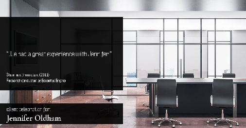 Testimonial for real estate agent Jennifer Oldham with Coldwell Banker Realty in Englewood, CO: “We had a great experience with Jennifer."