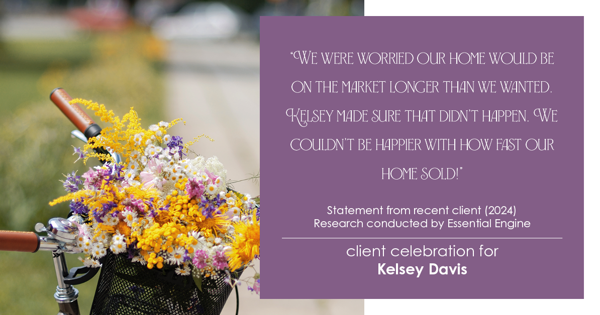 Testimonial for real estate agent Kelsey Davis with Elsie Halbert Real Estate LLC in Kaufman, TX: "We were worried our home would be on the market longer than we wanted. Kelsey made sure that didn't happen. We couldn't be happier with how fast our home sold!"