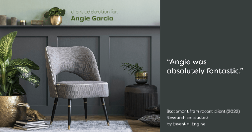 Testimonial for mortgage professional Angie Garcia with Draper and Kramer Mortgage in Reston, VA: "Angie was absolutely fantastic."