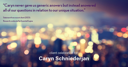 Testimonial for real estate agent Caryn Schniederjan with REMAX DFW Associates in , : "Caryn never gave us generic answers but instead answered all of our questions in relation to our unique situation."
