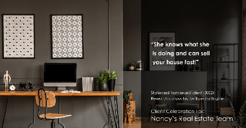 Testimonial for real estate agent Nancy Warfield in , : "She knows what she is doing and can sell your house fast!"