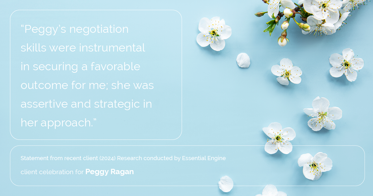 Testimonial for real estate agent Peggy Ragan with United Real Estate Kansas City in Kansas City, MO: "Peggy's negotiation skills were instrumental in securing a favorable outcome for me; she was assertive and strategic in her approach."