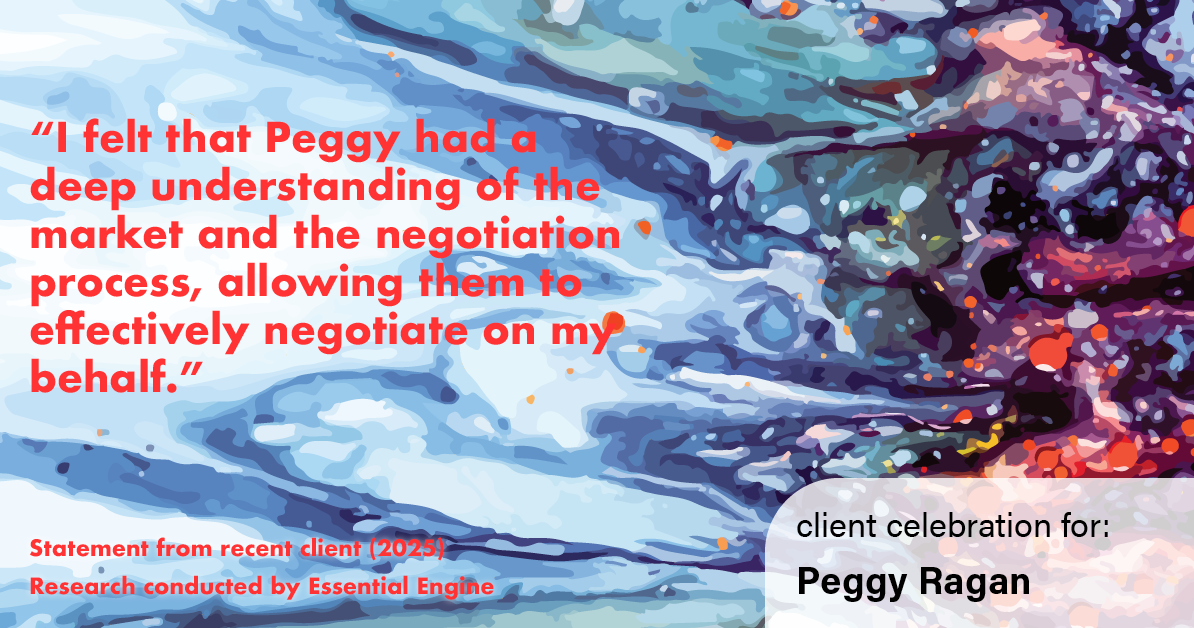 Testimonial for real estate agent Peggy Ragan with United Real Estate Kansas City in Kansas City, MO: "I felt that Peggy had a deep understanding of the market and the negotiation process, allowing them to effectively negotiate on my behalf."