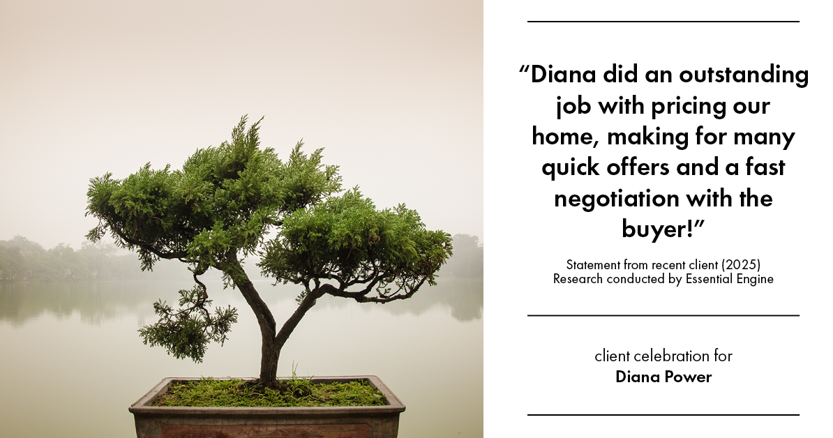 Testimonial for real estate agent Diana Power with Texas Power Real Estate in , : "Diana did an outstanding job with pricing our home, making for many quick offers and a fast negotiation with the buyer!"