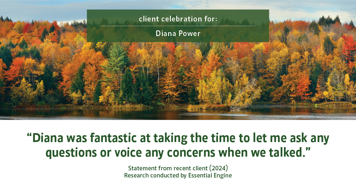 Testimonial for real estate agent Diana Power with Texas Power Real Estate in , : "Diana was fantastic at taking the time to let me ask any questions or voice any concerns when we talked."