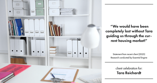 Testimonial for real estate agent Tara Reichardt with Abbitt Realty Co. LLC in Hampton, VA: "We would have been completely lost without Tara guiding us through the current housing market!"