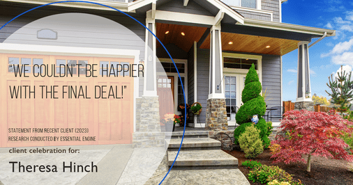 Testimonial for real estate agent Theresa Hinch with Madison & Co, Properties in Denver, CO: "We couldn't be happier with the final deal!"