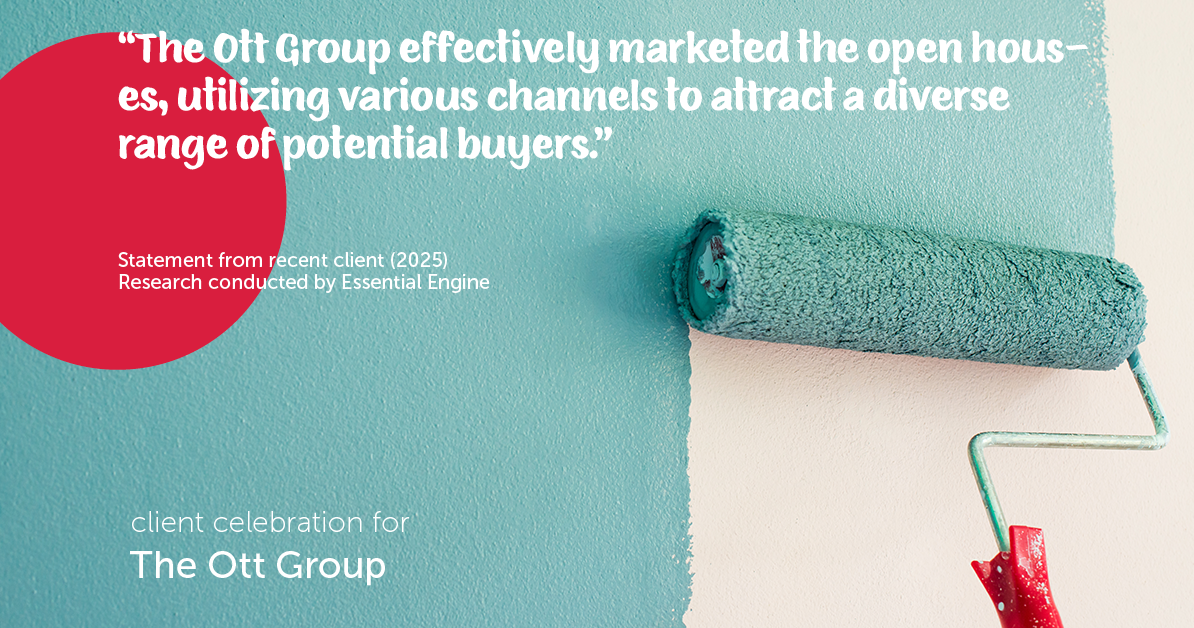 Testimonial for real estate agent The Ott Group with MORE Realty in Tigard, OR: "The Ott Group effectively marketed the open houses, utilizing various channels to attract a diverse range of potential buyers."