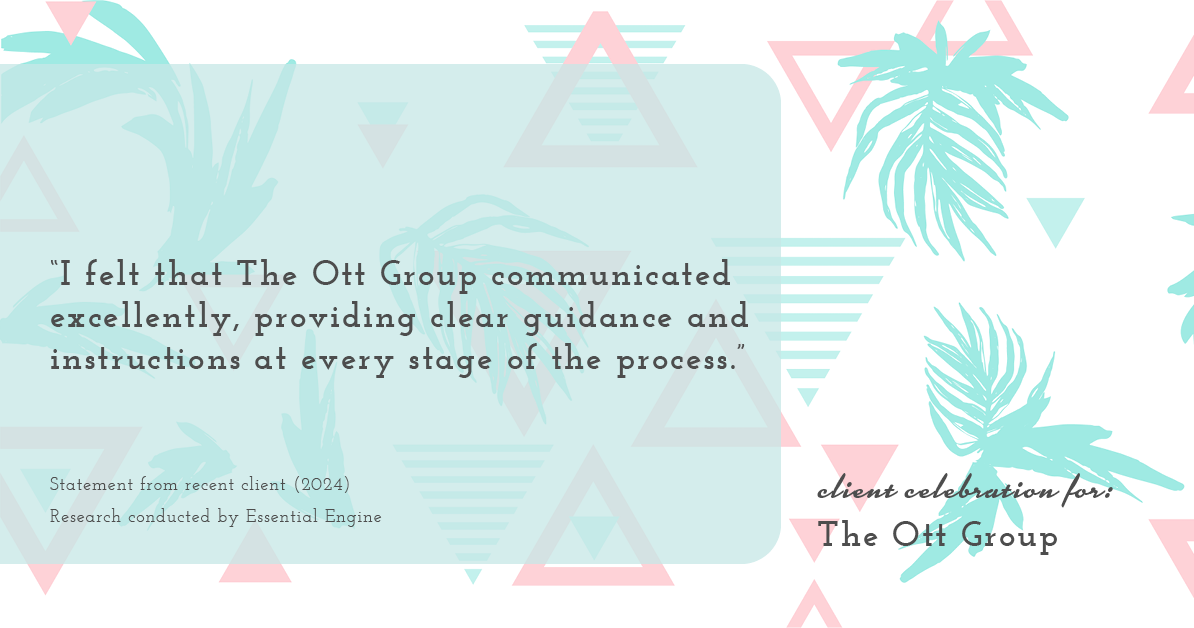 Testimonial for real estate agent The Ott Group with MORE Realty in Tigard, OR: "I felt that The Ott Group communicated excellently, providing clear guidance and instructions at every stage of the process."