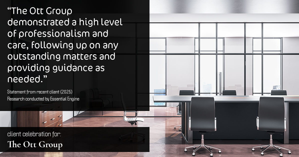 Testimonial for real estate agent The Ott Group with MORE Realty in Tigard, OR: "The Ott Group demonstrated a high level of professionalism and care, following up on any outstanding matters and providing guidance as needed."