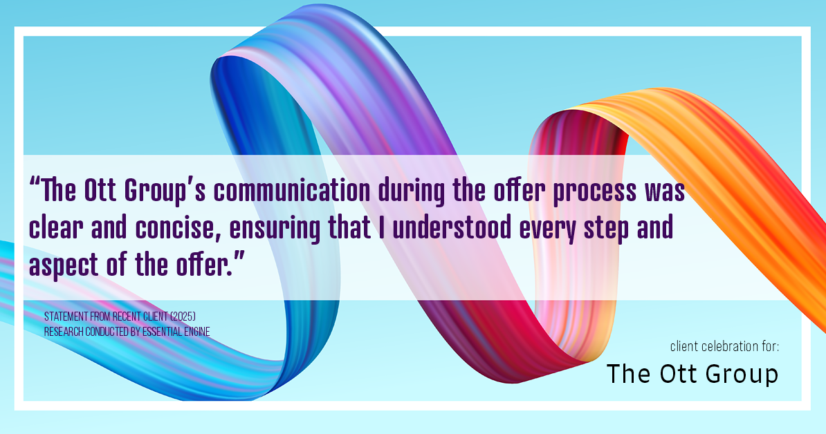 Testimonial for real estate agent The Ott Group with MORE Realty in Tigard, OR: "The Ott Group's communication during the offer process was clear and concise, ensuring that I understood every step and aspect of the offer."