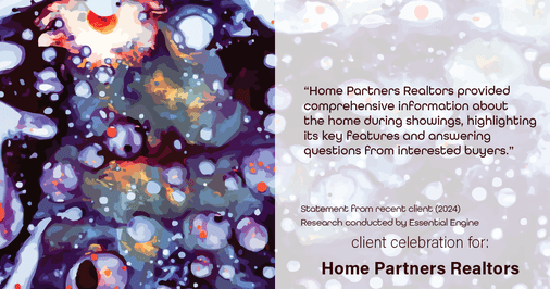 Testimonial for real estate agent Home Partners Realtors with Home Partners Realtors in Dallas, TX: "Home Partners Realtors provided comprehensive information about the home during showings, highlighting its key features and answering questions from interested buyers."