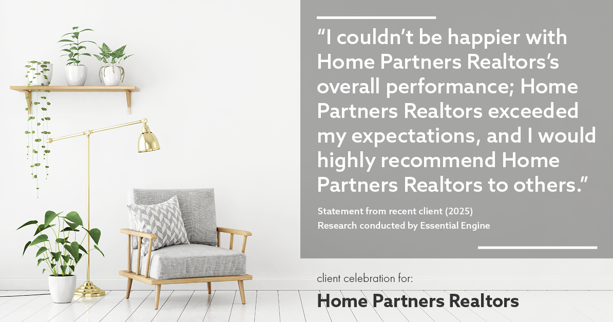 Testimonial for real estate agent Home Partners Realtors with Home Partners Realtors in Dallas, TX: "I couldn't be happier with Home Partners Realtors's overall performance; Home Partners Realtors exceeded my expectations, and I would highly recommend Home Partners Realtors to others."