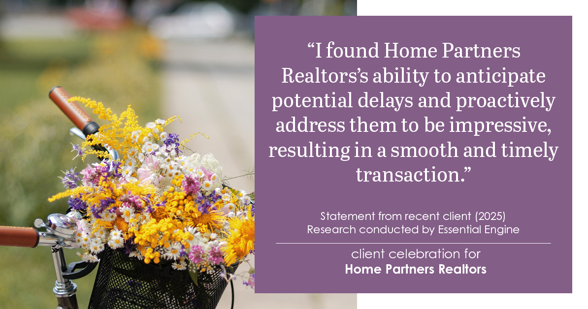 Testimonial for real estate agent Home Partners Realtors with Home Partners Realtors in Dallas, TX: "I found Home Partners Realtors's ability to anticipate potential delays and proactively address them to be impressive, resulting in a smooth and timely transaction."