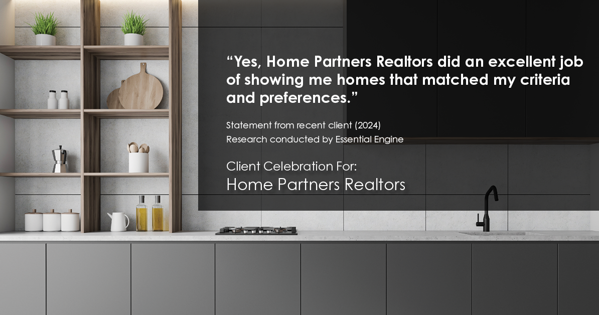 Testimonial for real estate agent Home Partners Realtors with Home Partners Realtors in Dallas, TX: "Home Partners Realtors's negotiation skills were instrumental in securing a favorable outcome for me; they were assertive and strategic in their approach."
