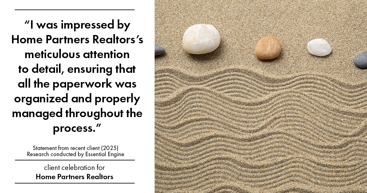 Testimonial for real estate agent Home Partners Realtors with Home Partners Realtors in Dallas, TX: "I was impressed by Home Partners Realtors's meticulous attention to detail, ensuring that all the paperwork was organized and properly managed throughout the process."