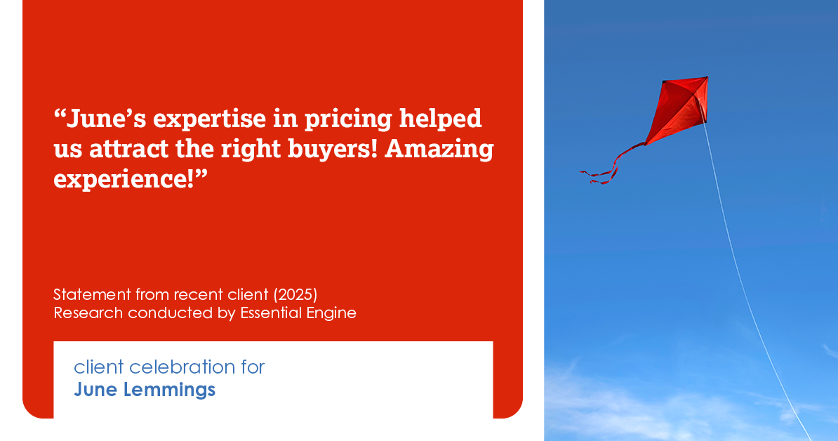 Testimonial for real estate agent June Lemmings with Keller Williams Realty in Greeley, CO: June's expertise in pricing helped us attract the right buyers! Amazing experience!