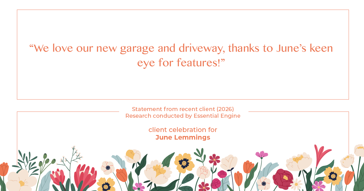 Testimonial for real estate agent June Lemmings with Keller Williams 1st Realty in Greeley, CO: "June listened to our must-haves like the basement and backyard and found us a winner!"