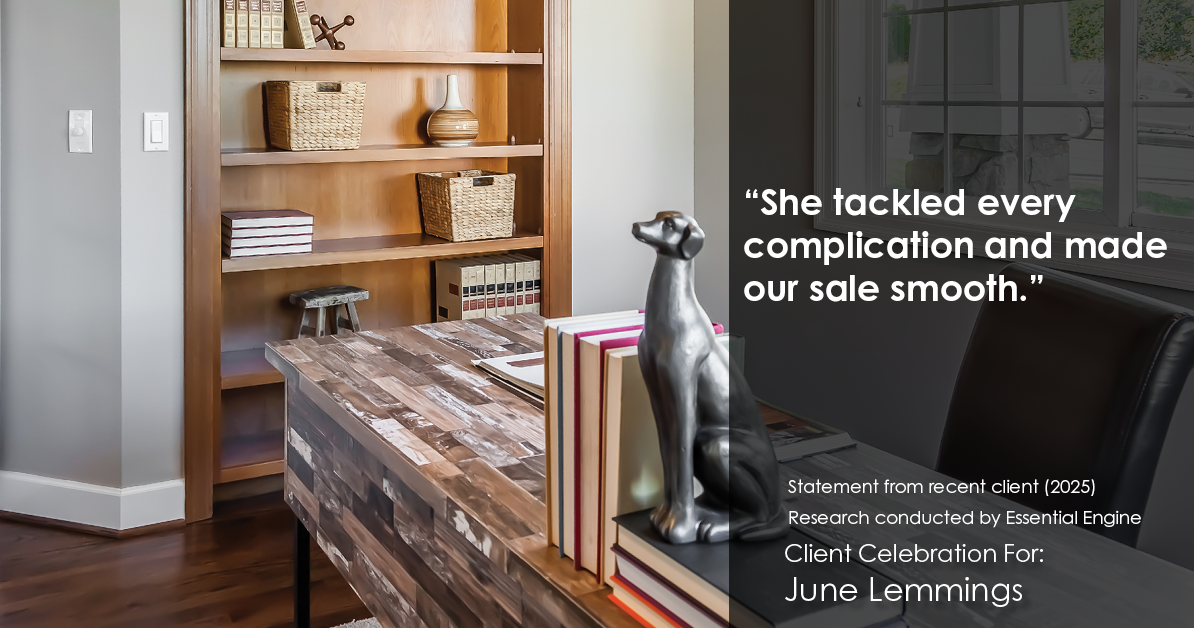 Testimonial for real estate agent June Lemmings with Keller Williams Realty in Greeley, CO: "She tackled every complication and made our sale smooth."
