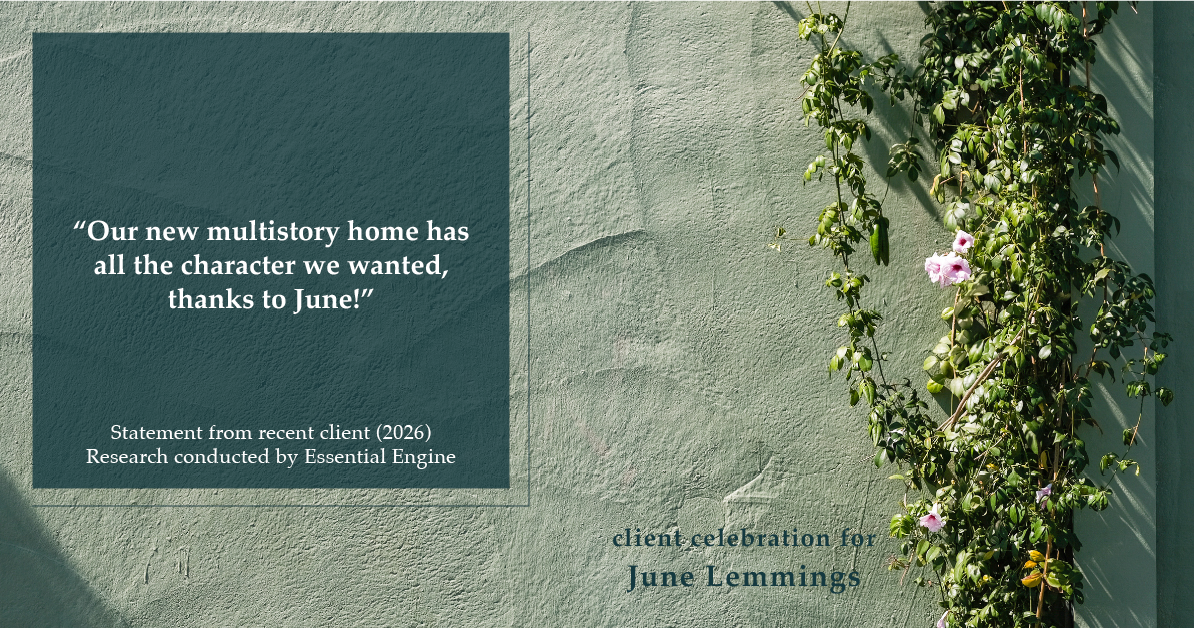 Testimonial for real estate agent June Lemmings with Keller Williams Realty Elevate in Greeley, CO: "Our new multistory home has all the character we wanted, thanks to June!"